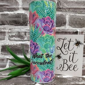 What the Succulent Tumbler Stainless 20oz